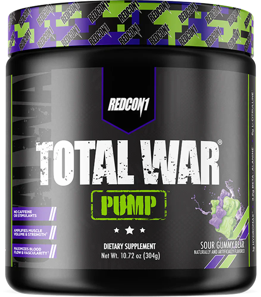 Redcon1 Total War Pump - 20 servings Sour Gummy Bear