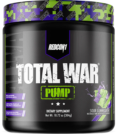 Redcon1 Total War Pump - 20 servings Sour Gummy Bear