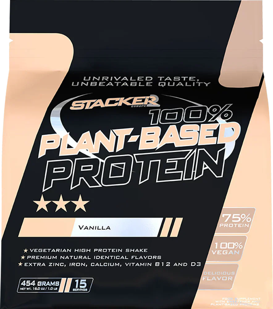 Stacker2 100% Plant Based Protein - 454 g Vanilla