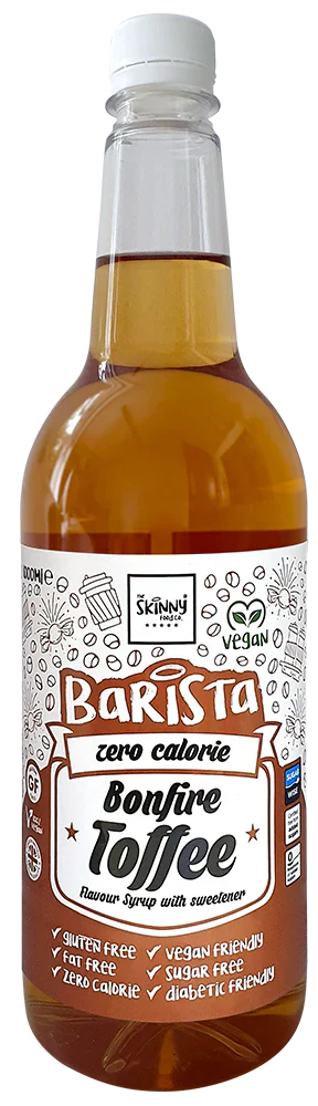 The Skinny Food Co Barista Syrup - 1000 ml Bonfire Toffee