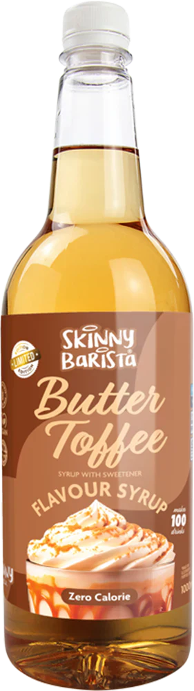 The Skinny Food Co Barista Syrup - 1000 ml Butter Toffee