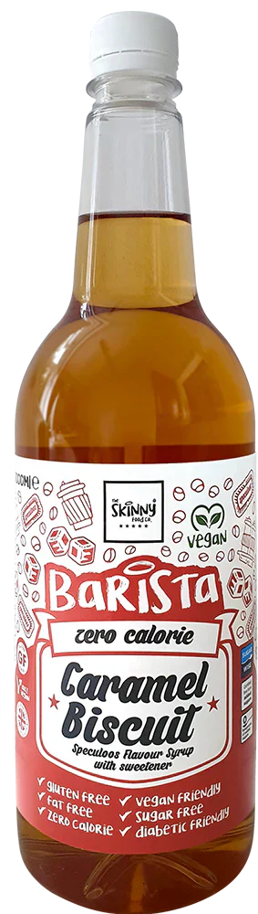 The Skinny Food Co Barista Syrup - 1000 ml Caramel Biscuit