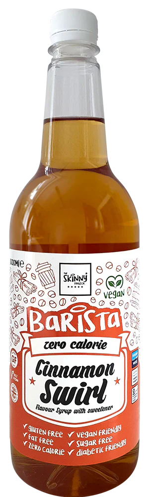 The Skinny Food Co Barista Syrup - 1000 ml Cinnamon Swirl