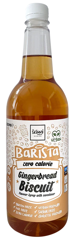 The Skinny Food Co Barista Syrup - 1000 ml Gingerbread Biscuit