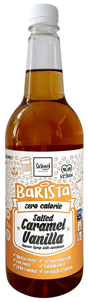 The Skinny Food Co Barista Syrup - 1000 ml Salted Caramel Vanilla