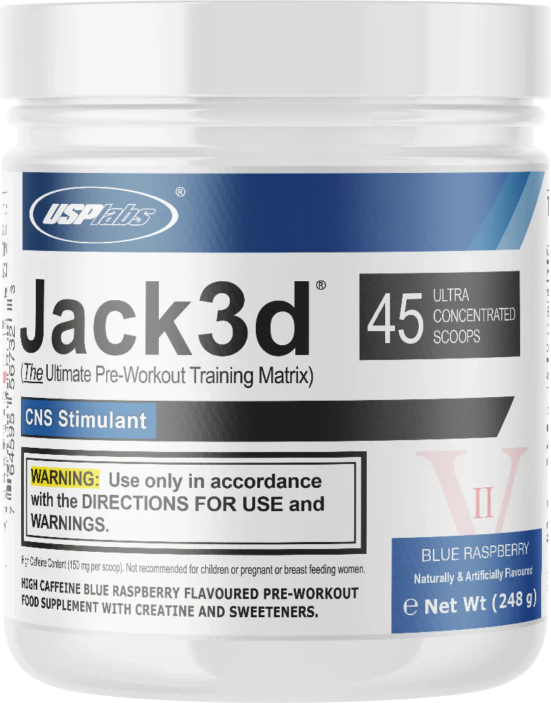 Jack3d Advanced Pre-workout Blue Raspberry
