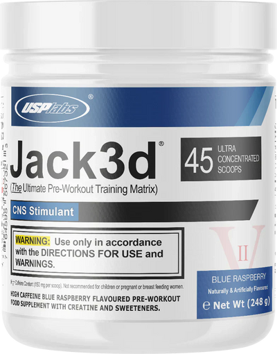 Jack3d Advanced Pre-workout Blue Raspberry