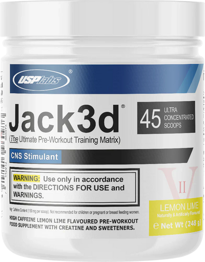 Jack3d Advanced Pre-workout Lemon Lime