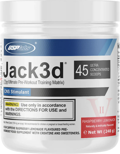 Jack3d Advanced Pre-workout Raspberry Lemonade