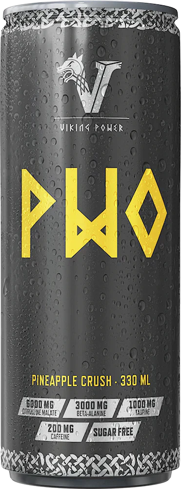 Viking Power PWO Energy Drink - 24 x 330 ml Pineapple