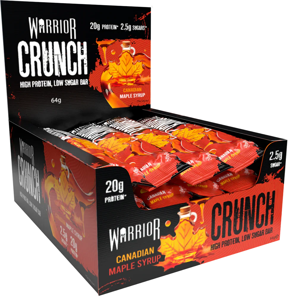 Warrior Crunch Bar - 12 x 64 g Canadian Maple Syrup