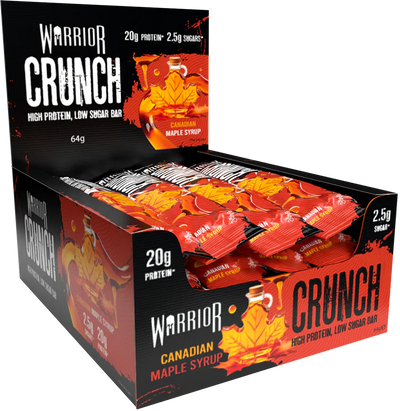 Warrior Crunch Bar - 12 x 64 g Canadian Maple Syrup