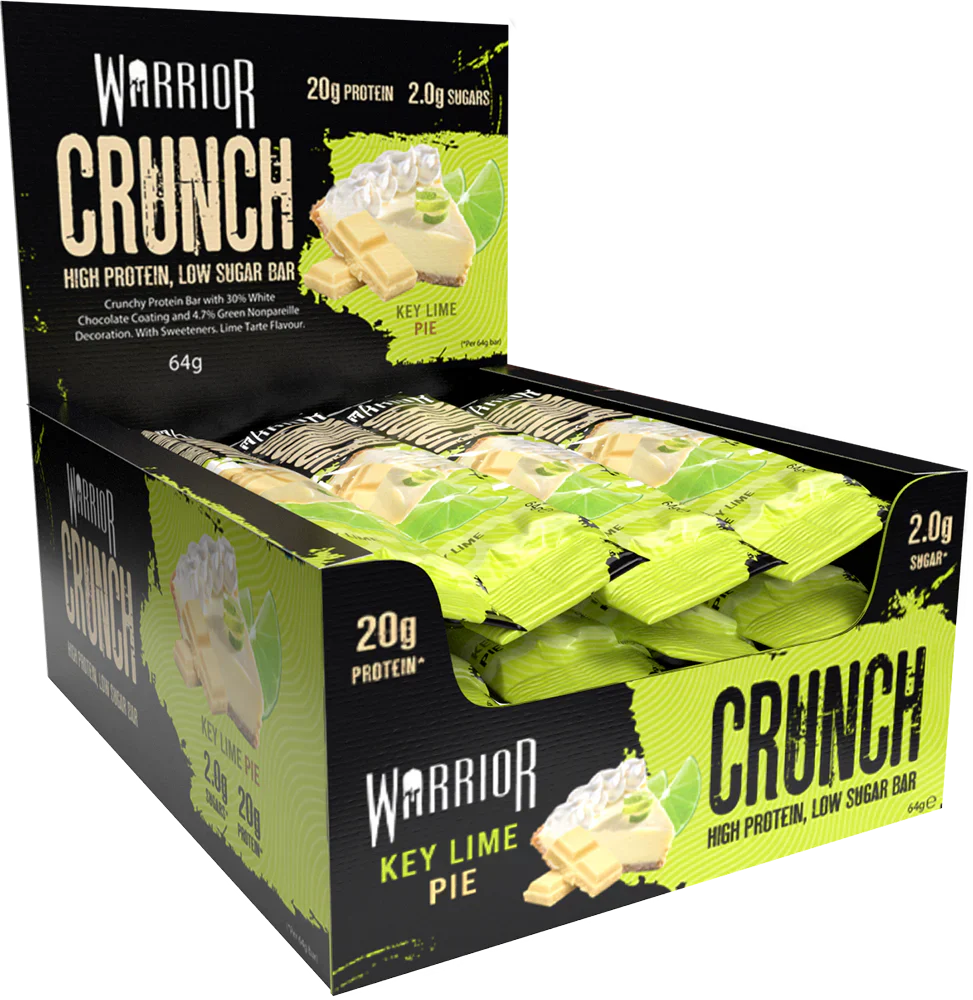 Warrior Crunch Bar - 12 x 64 g Key Lime Pie