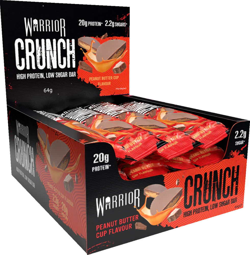 Warrior Crunch Bar - 12 x 64 g Peanut Butter Cup