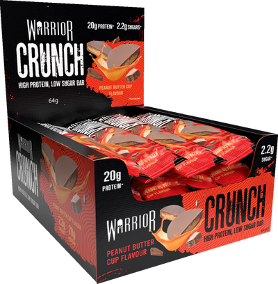 Warrior Crunch Bar - 12 x 64 g Peanut Butter Cup