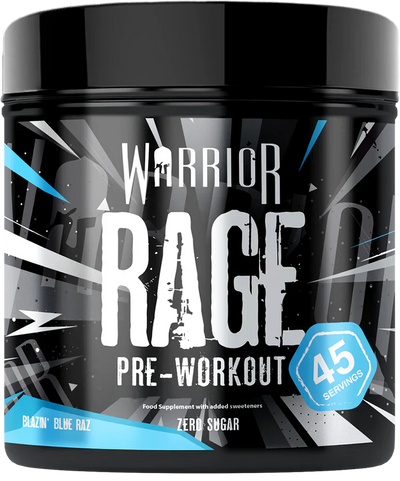 Warrior Rage Pre-Workout - 392 g Blue Raspberry