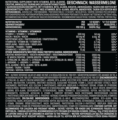 AK-47 Labs Schizo Pre-Workout - 400 g Watermelon