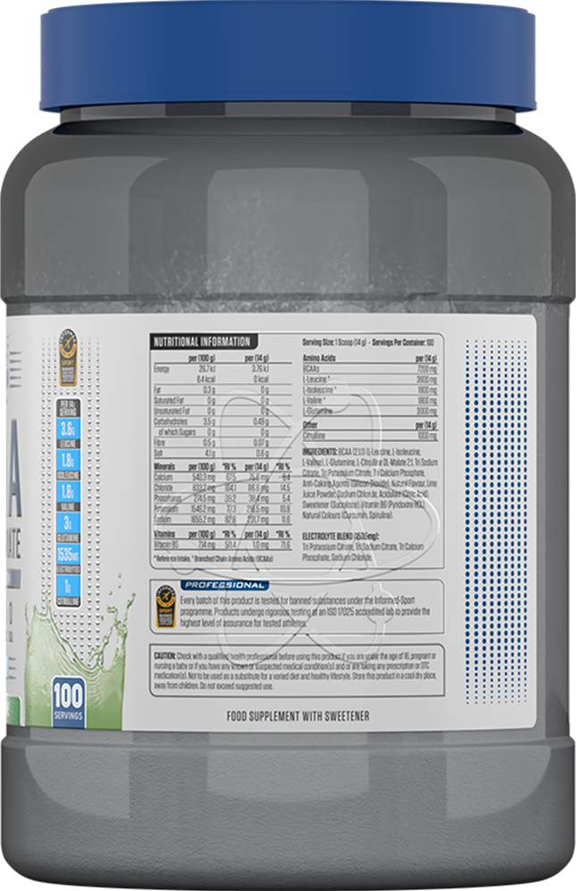 Applied Nutrition BCAA Amino Hydrate - 1400 g Lemon & Lime