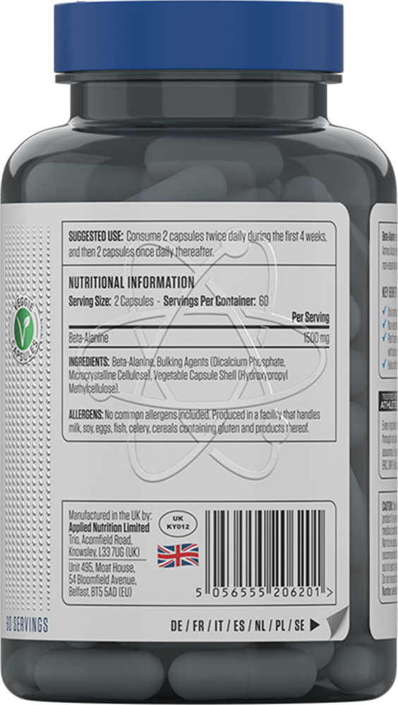 Applied Nutrition Beta-Alanine 1500 - 120 caps