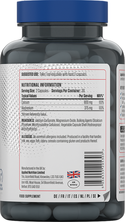 Applied Nutrition Calcium & Magnesium - 60 caps