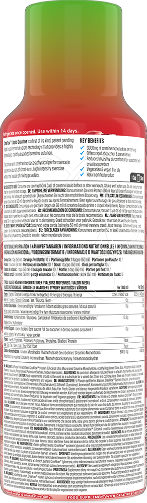 Applied Nutrition CreaFlow Liquid Creatine - 500 ml Sour Cherry