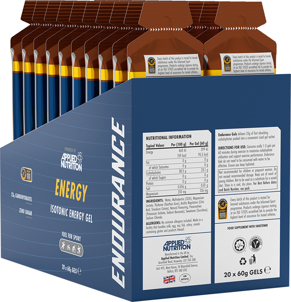 Applied Nutrition Isotonic Energy Gel - 20 x 60 ml Cola