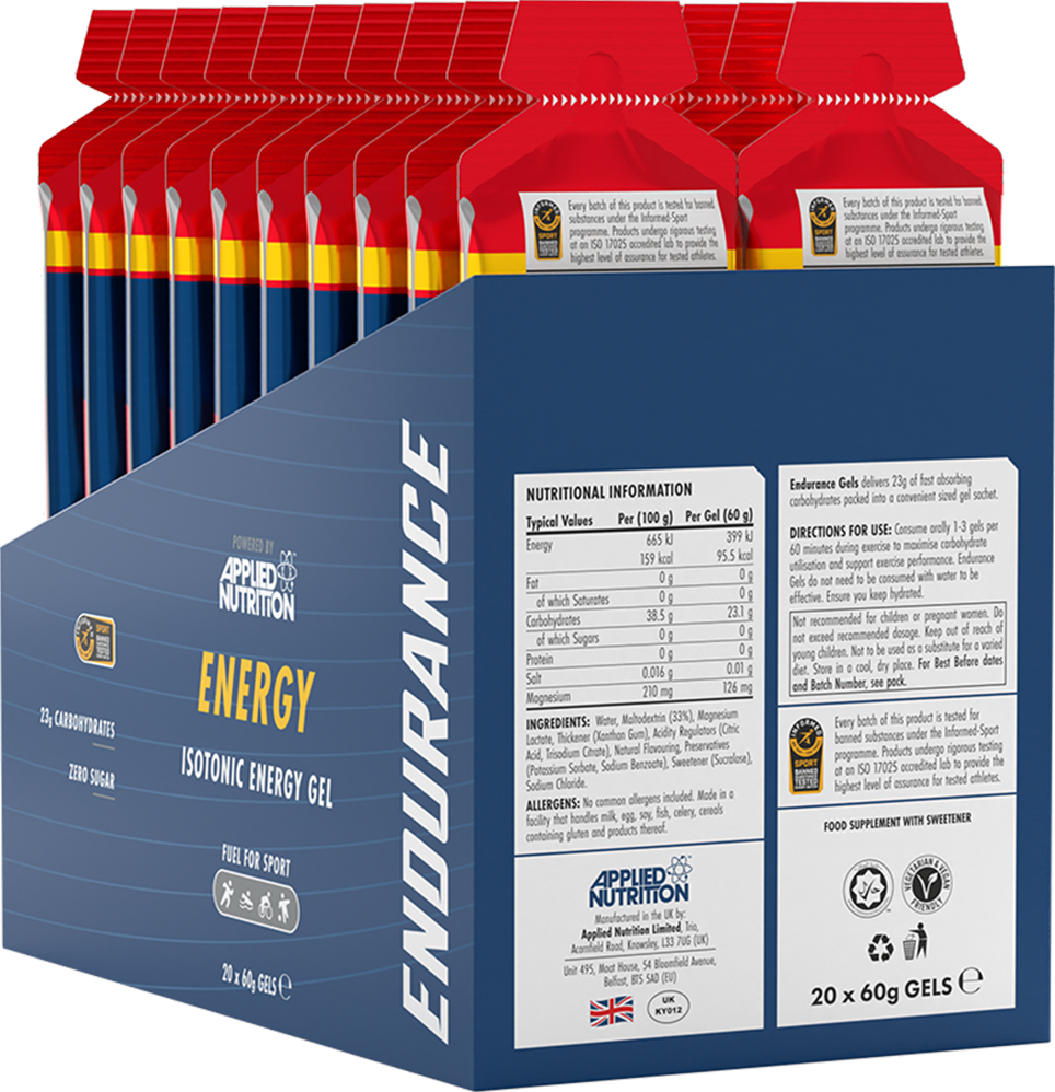 Applied Nutrition Isotonic Energy Gel - 20 x 60 ml Fruit Burst
