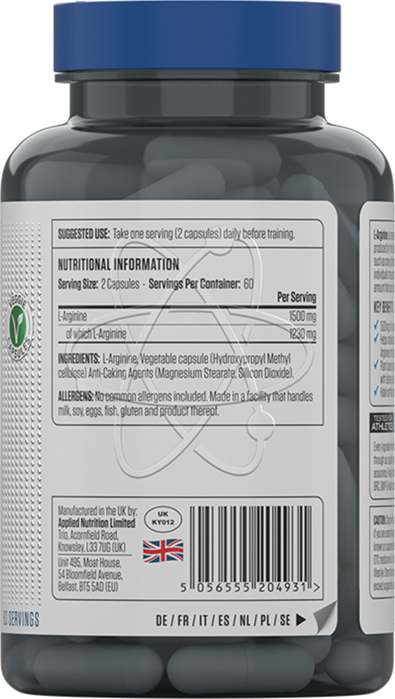 Applied Nutrition L-Carnitine 1500 - 120 caps