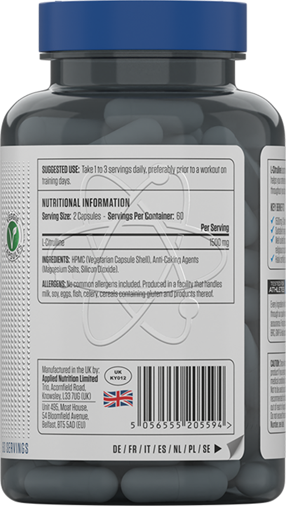 Applied Nutrition L-Citrulline 1500 - 120 caps