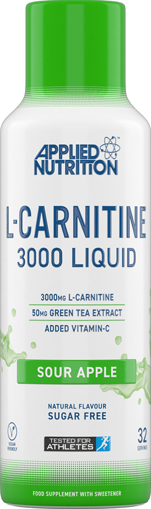 Applied Nutrition Liquid L-Carnitine - 480 ml Sour Apple