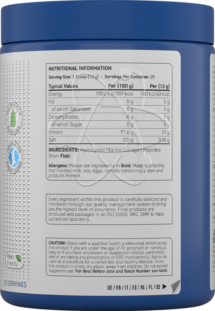 Applied Nutrition Marine Collagen Powder - 300 g Unflavoured