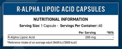 Applied Nutrition R-ALA - 60 caps