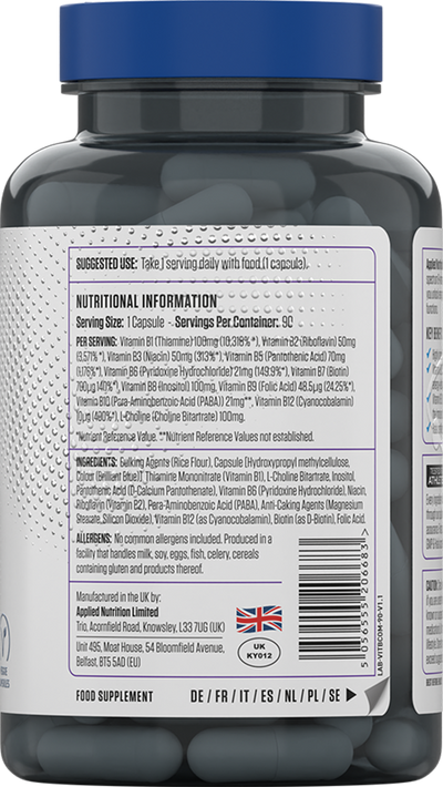 Applied Nutrition Vitamin B Complex - 90 caps