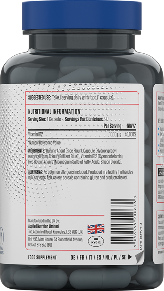 Applied Nutrition Vitamin B12 - 90 caps