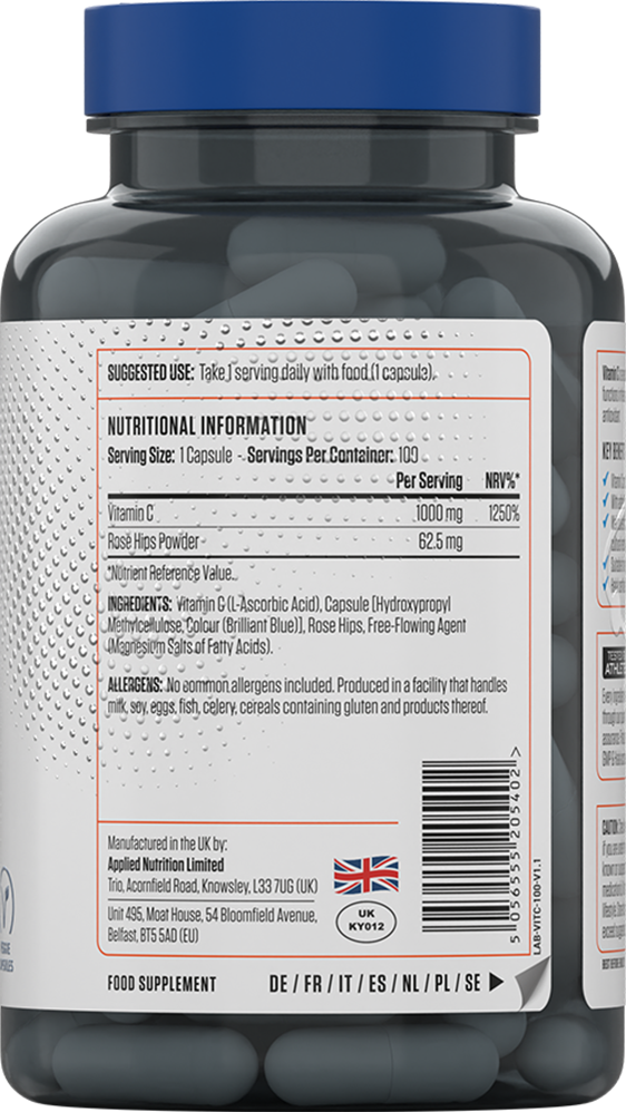 Applied Nutrition Vitamin C 1000 - 100 tabs