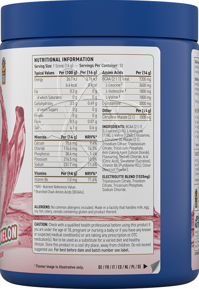 Applied Nutrition BCAA Amino Hydrate - 450 g Watermelon