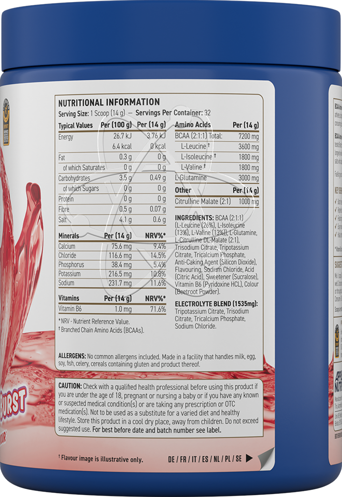 Applied Nutrition BCAA Amino Hydrate - 450 g Fruit Burst