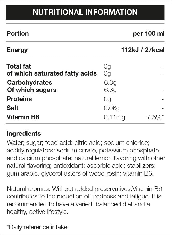 Aquarius - 12 x 500 ml  Lemon