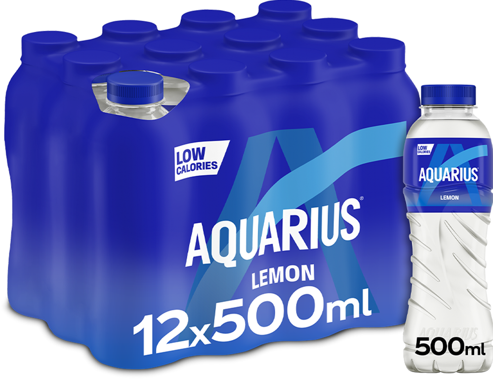 Aquarius - 12 x 500 ml  Lemon