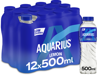 Aquarius - 12 x 500 ml  Lemon