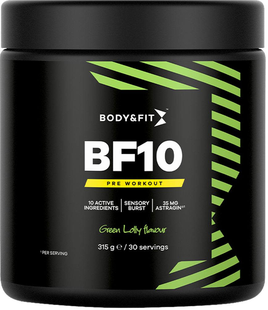 Body & Fit BF10 Pre-workout - 315 g Green Lolly