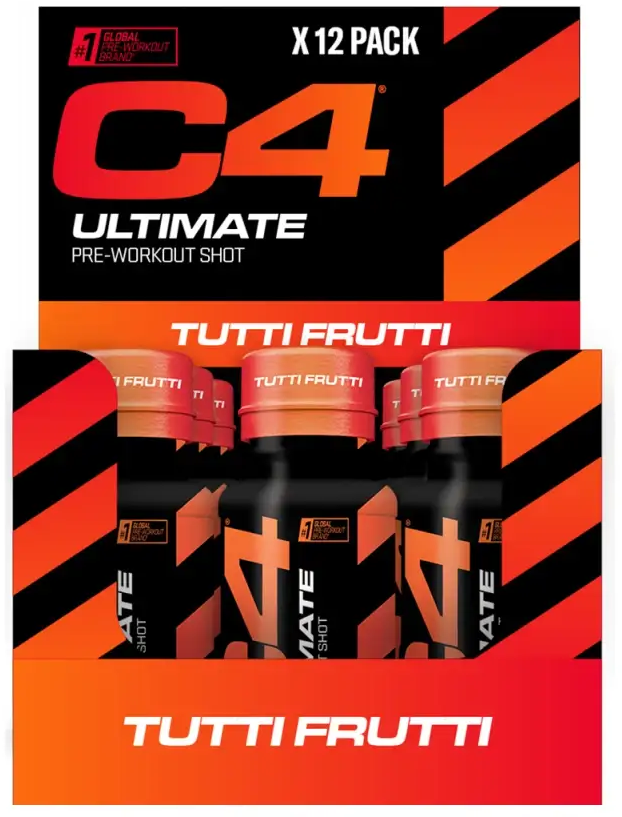 C4 Ultimate Shot - 12 x 60 ml - Tutti Frutti