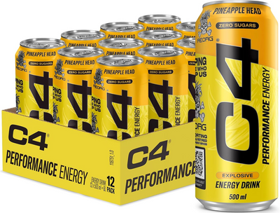 C4 Energy - 12 x 500 ml Pineapple