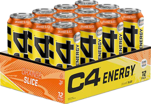 C4 Energy - 12 x 500 ml Orange Slice