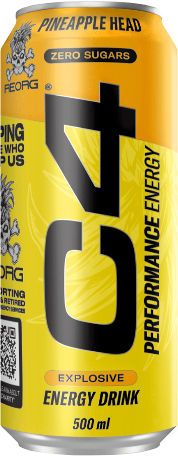 C4 Energy - 12 x 500 ml Pineapple