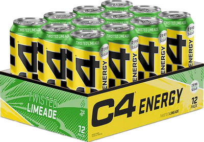 C4 Energy - 12 x 500 ml Twisted Limeade