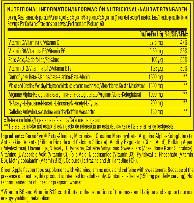 C4 Pre-workout - 60 servings Cosmic Rainbow