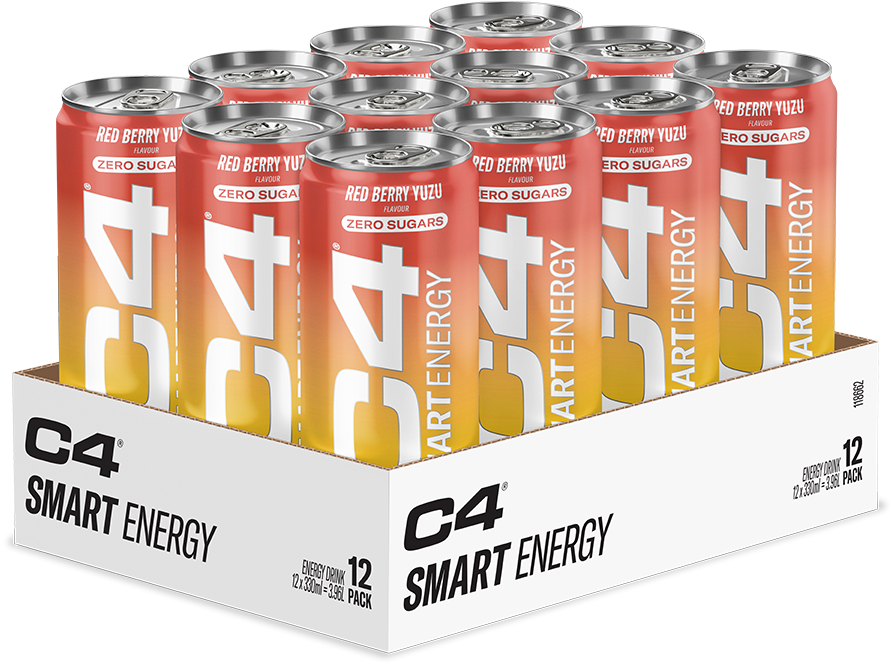 C4 Smart Energy - 12 x 330 ml Red Berry
