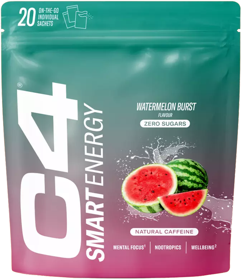 C4 Smart Energy Powder - 20 sachets Watermelon Burst