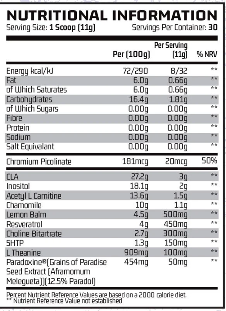 Chemical Warfare PM Eradicate - 330 g Black Grape